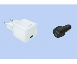 Nowe ładowarki od marki Hama: sieciowa GaN o mocy 30 W i samochodowa o mocy 45 W. Oto szybkie uzupełnienie energii w każdych war Nowe ładowarki od marki Hama: sieciowa GaN o mocy 30 W i samochodowa o mocy 45 W. Oto szybkie uzupełnienie energii w każdych war